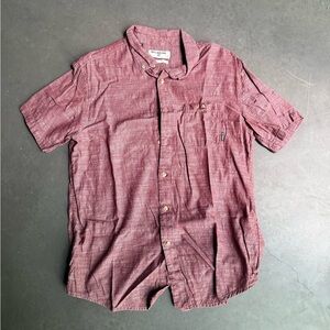 Billabong Men’s Short Sleeve Button Down, Size S